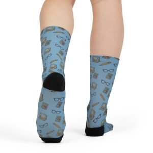 Geek Pattern Crew Socks - Perfect for Geeks & Nerds!